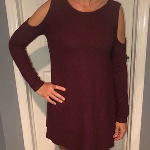 A&F open shoulder dress